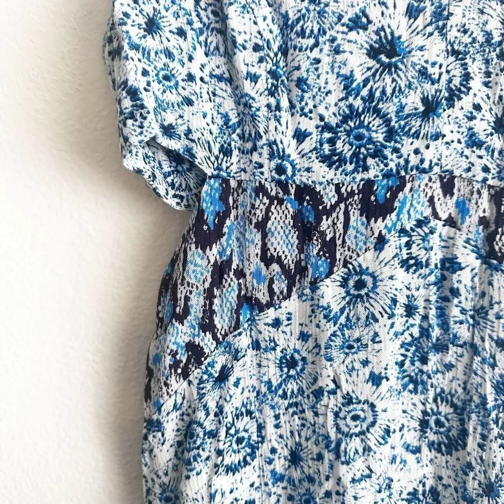 ECOTE x URBAN OUTFITTERS | Blue Maxi Dress Cutout Sides‎ Shipwreck | Size Small
